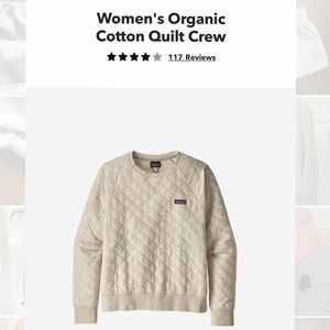 Patagonia Women’s crew neck- size M